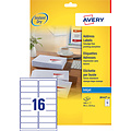 Avery Etiket Avery J8162-100 99.1x33.9mm wit 1600stuks