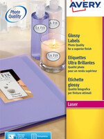 Avery Etiket Avery L7767-40 210x297mm A4 hoogglans wit 40stuks