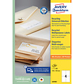 Avery Zweckform Etiquette Avery Zweckform LR3483 105x148mm A6 recyclé blanc 400 pcs
