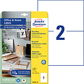 Avery Zweckform Etiquette Avery Zweckform LR-3655-10 210x148mm recyclé blanc 20 pièces