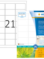 Herma Etiquette HERMA Recycling 10727 63,5x38,1mm blanc 1680 pièces