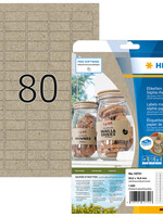 Herma Etiket HERMA 10751 35.6x16.9mm silphie bruin 1600stuks