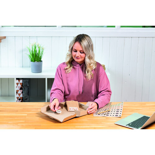 Herma Etiquette HERMA 10755 99,1x67x7mm silphie brun 160 pièces