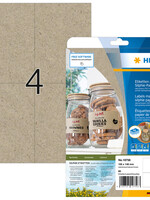 Herma Etiquette HERMA 10756 105x148mm silphie brun 80 pièces