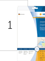 Herma Etiquette HERMA 4375 210x297mm A4 transparent 25 pièces