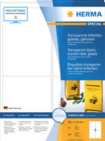 Herma Etiket HERMA 8019 99.1x139mm transparant 100stuks