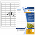 Herma Etiket HERMA 8016 45.7x21.2mm transparant 1200stuks