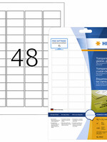 Herma Etiket HERMA 8016 45.7x21.2mm transparant 1200stuks