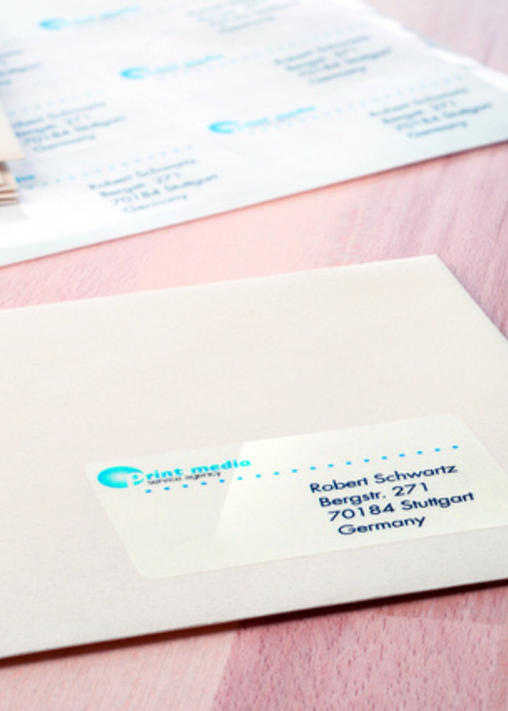 Herma Etiquette HERMA 8017 63,5x38,1mm 525 pièces transparent