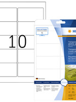 Herma Etiquette HERMA 8018 96x50,8mm 250 pièces transparent