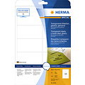 Herma Etiket HERMA 8018 96x50.8mm transparant 250stuks