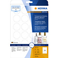 Herma Etiquette HERMA 8023 ronde 40mm 600 pièces transparent