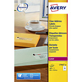 Avery Etiket Avery L7562-25 99.1x33.9mm transparant 400stuks