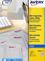 Avery Etiquette Avery J8551-25 38,1x21,2mm transparent 1625 pièces