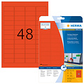 Herma Etiquette HERMA 4367 45,7x21,2mm rouge 960 pièces