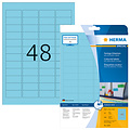 Herma Etiket HERMA 4368 45.7x21.2mm verwijderbaar blauw 960stuks