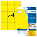 Herma Etiket HERMA 4466 70x37mm verwijderbaar geel 480stuks