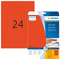 Herma Etiket HERMA 4467 70x37mm verwijderbaar rood 480stuks
