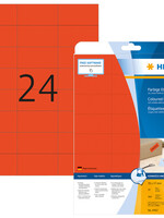 Herma Etiket HERMA 4467 70x37mm verwijderbaar rood 480stuks