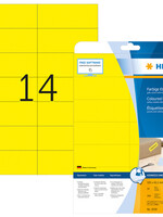 Herma Etiket HERMA 5058 105x42.3mm verwijderbaar geel 280stuks