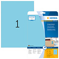 Herma Etiket HERMA 4423 210x297mm A4 verwijderbaar blauw 20stuks