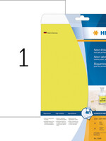 Herma Etiket HERMA 5148 210x297mm A4 fluor geel 20stuks