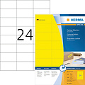 Herma Etiquette HERMA 4406 70x37mm jaune 2400 pièces