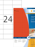 Herma Etiquette HERMA 4407 70x37mm rouge 2400 pièces