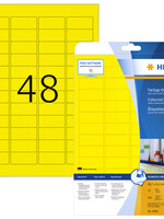 Herma Etiquette HERMA 4366 A4 45,7x21,2mm amovible jaune