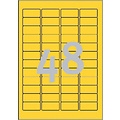 Avery Etiquette Avery L6041-20 45,7x21,2mm jaune 960 pièces
