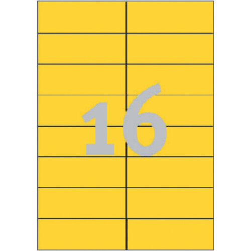 Avery Zweckform Etiquette Avery Zweckform 3455 105x37mm jaune 1600 pièces