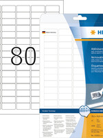Herma Etiket HERMA 10003 35.6x16.9mm verwijderbaar wit 2000stuks