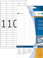 Herma Etiket HERMA 4210 38.1x12.7mm verwijderbaar wit 2750stuks