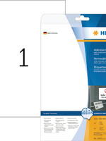 Herma Etiket HERMA 10021 210x297mm A4 verwijderbaar wit 25stuks