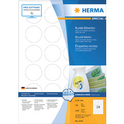 Etiquette HERMA 4476 40mm 2400 pièces