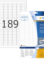 Herma Etiket HERMA 10001 A4 25.4x10mm verwijderbaar wit