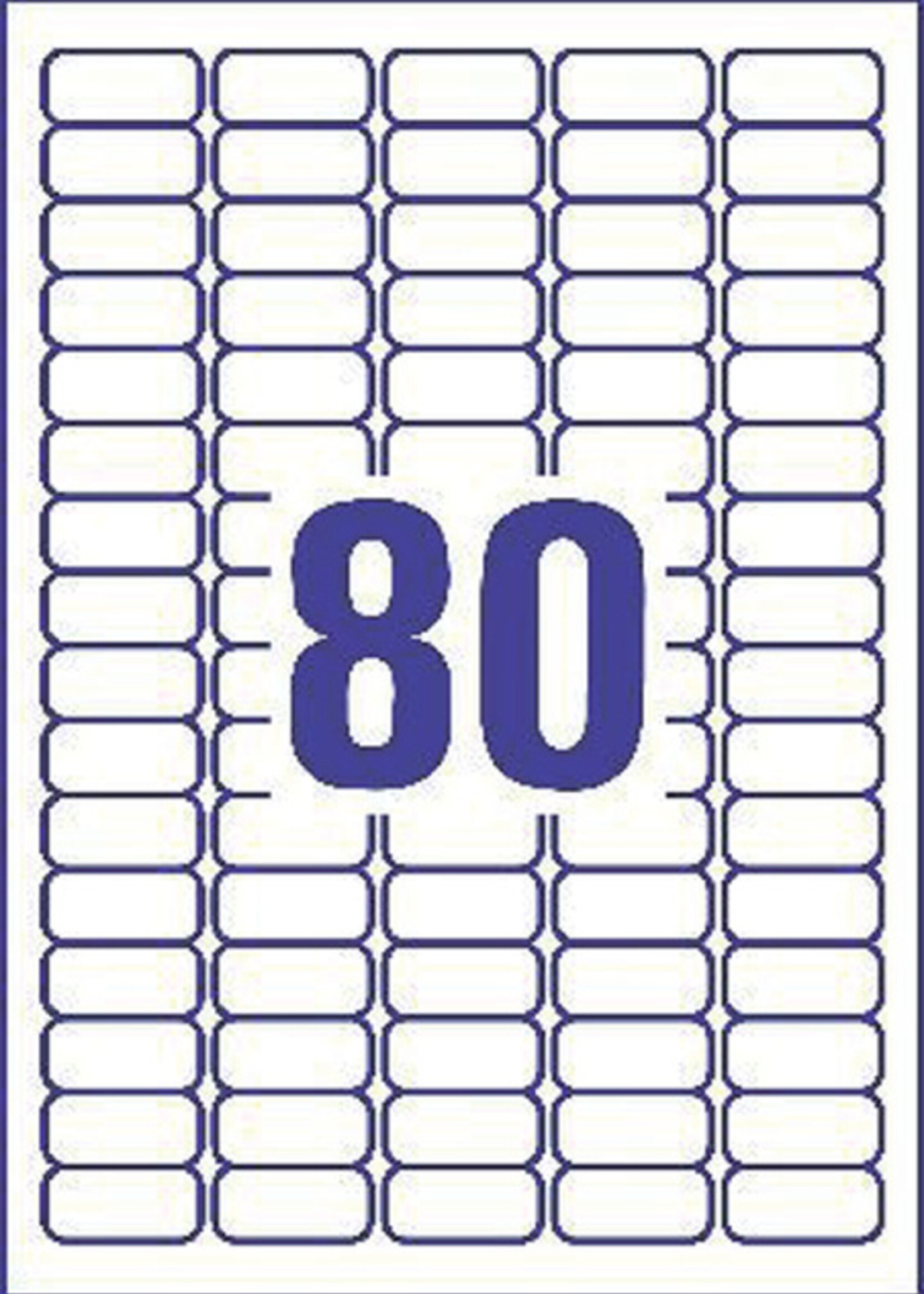 Avery Etiquette Avery amovible L4732REV-25 35,6x16,9mm 2000 pièces