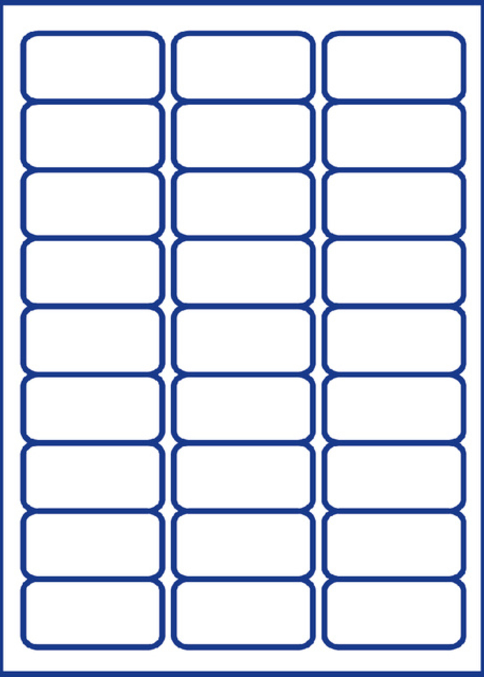 Avery Etiquette Avery amovible L4737REV-25 63,5x29,6mm 675 pièces