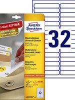 Avery Zweckform Etiquette Avery Zweckform L6031REV-25 96x16,9mm amovible 800 pièces