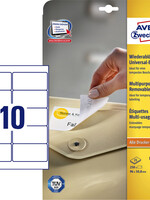 Avery Zweckform Etiquette Avery Zweckform L4744REV-25 96x50,8mm amovible blanc 250 pcs