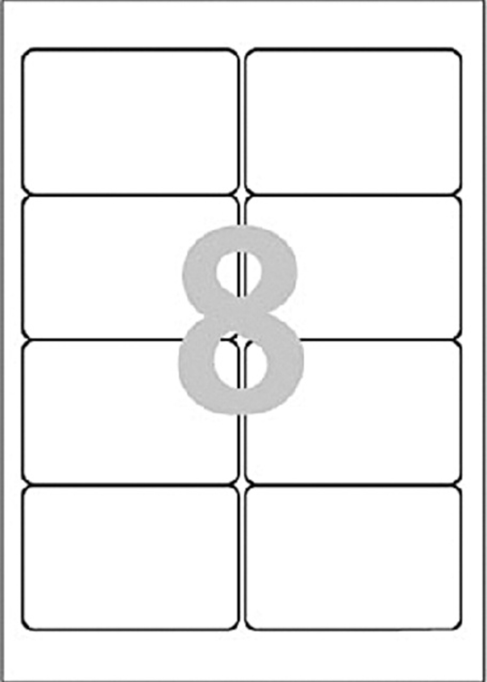 Avery Etiquette Avery amovible L4745REV-25 96x63,5mm 200 pièces