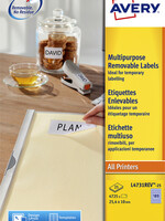 Avery Etiquette Avery amovible L4743REV-25 99,1x42,3mm 300 pièces