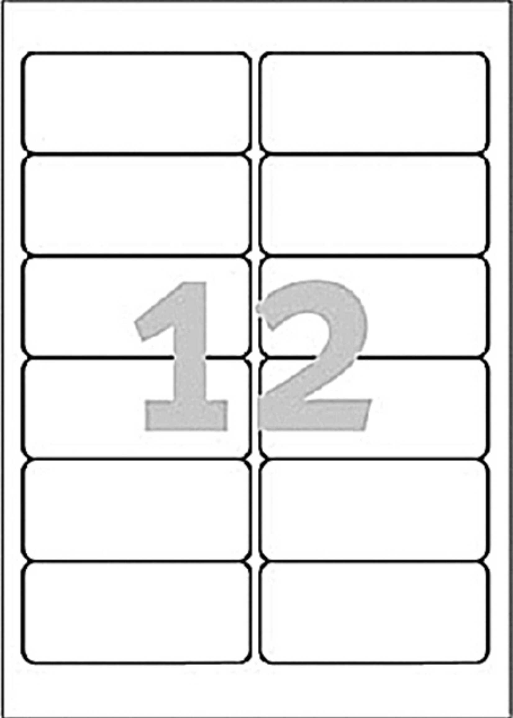 Avery Etiquette Avery amovible L4743REV-25 99,1x42,3mm 300 pièces