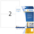 Herma Etiquette HERMA 4600 210x148mm A4 synthétique 20 pièces blanc