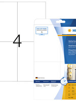 Herma Etiket HERMA 4598 105x148mm A4 folie wit 40stuks