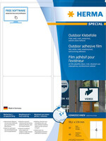 Herma Etiket HERMA 9534 99.1x139mm weerbestendig wit 40stuks