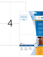 Herma Etiket HERMA 4576 105x148mm folie wit 80stuks