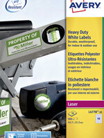 Avery Etiket Avery L4778-20 45.7x21.2mm polyester wit 960stuks