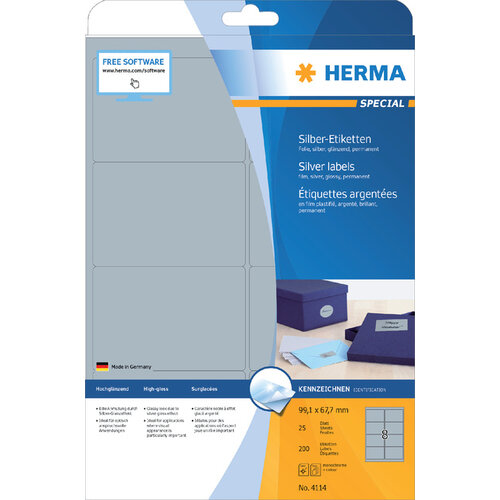 Herma Etiquette HERMA 4114 99,1x67,7mm 200 pièces