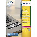 Avery Etiket Avery L6009-20 45.7x21.2mm zilver 960stuks